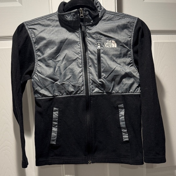 The North Face Charcoal and Black Fleece Jacket